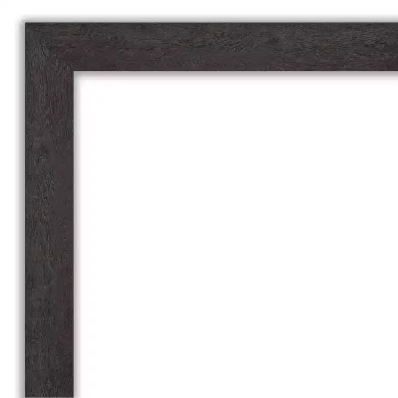 Miroir mural rectangulaire avec cadre en bois couleur expresso – 23,5" x 29,5"