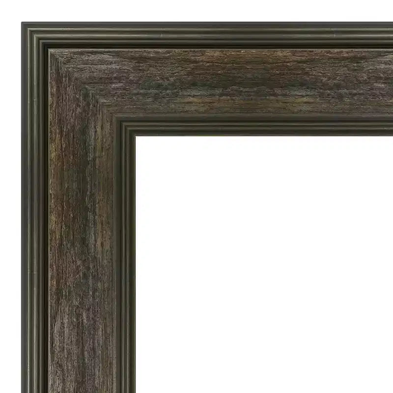 Miroir mural et de porte pleine longueur avec cadre rustique vieilli – 51 x 137 cm