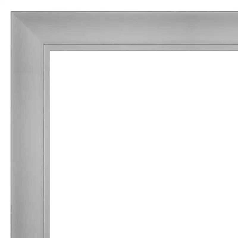 Miroir Mural Rectangulaire en Nickel Poli 22" x 28" – Non Biseauté