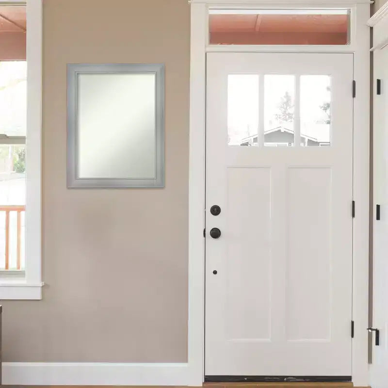 Miroir Mural Rectangulaire en Nickel Poli 22" x 28" – Non Biseauté