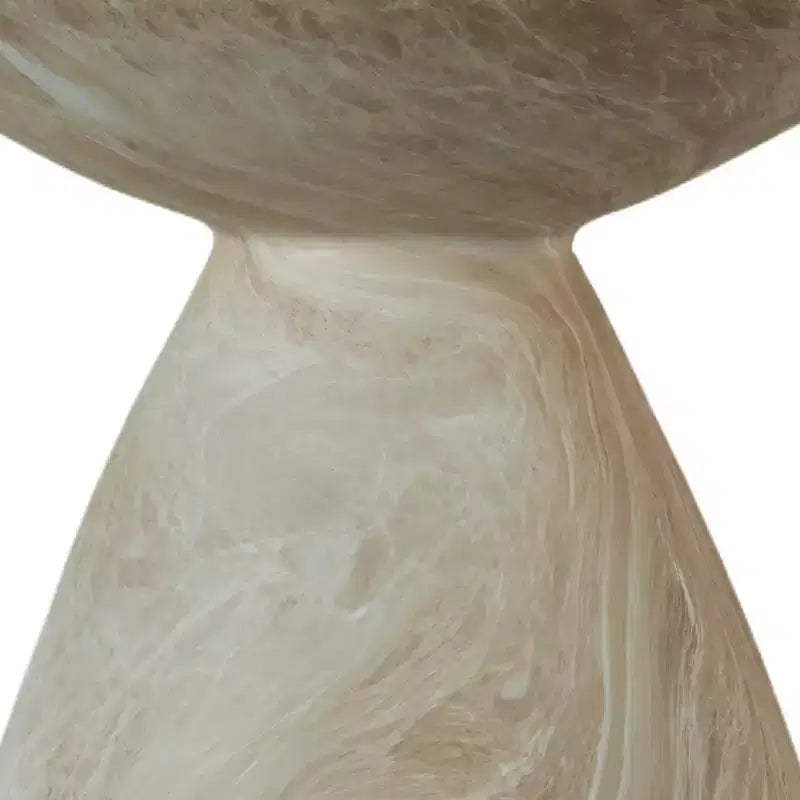 Table d'appoint ronde en béton
