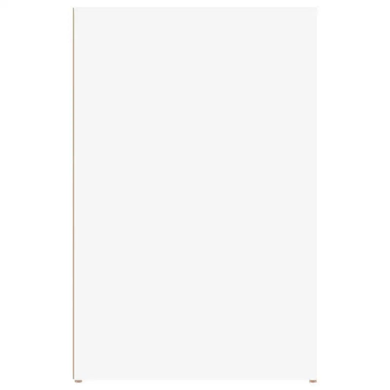 Bureau blanc compact avec tiroir