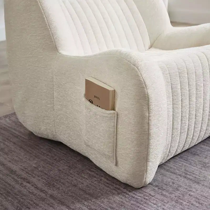 Pouf géant avec accoudoirs