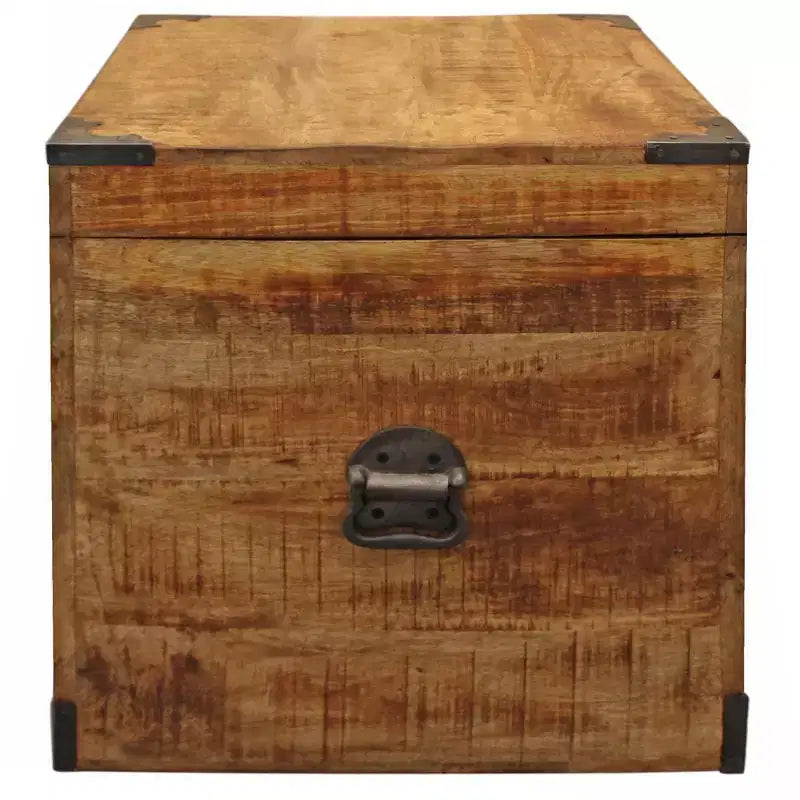 Table d'appoint carrée en bois massif – 50,8 cm H x 45,7 cm L x 45,7 cm P