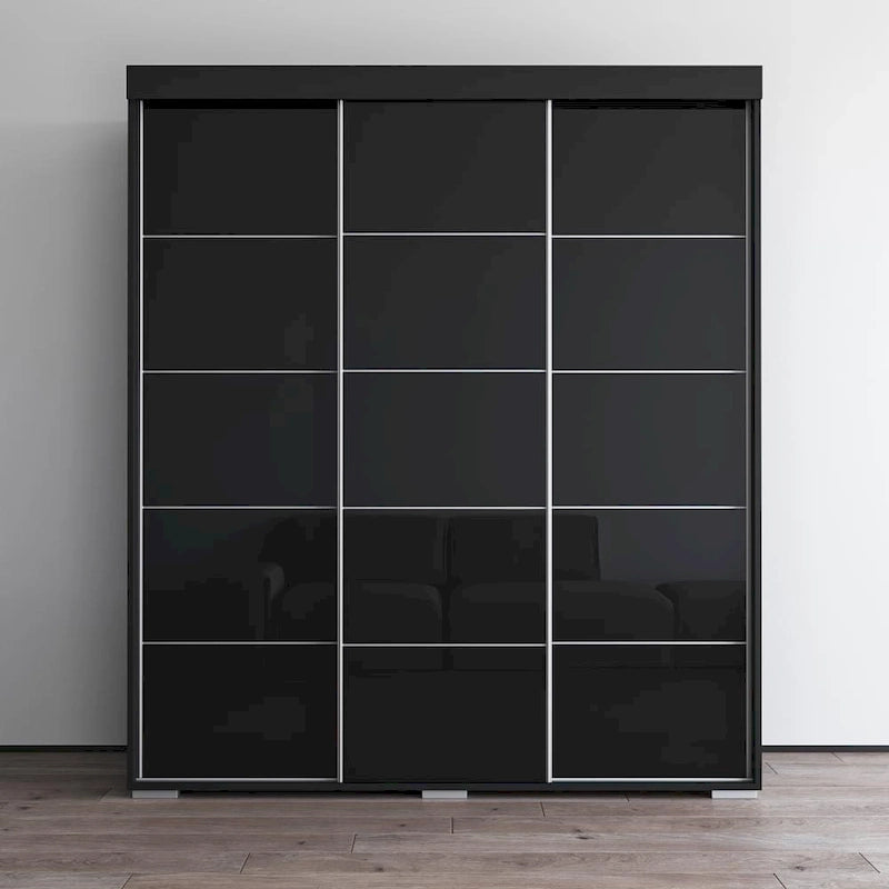 Armoire moderne brillante Copper Grove Parasol 71 pouces
