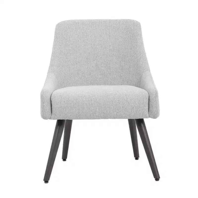 Boyle Guest Chair Gray: Comfortable Lumbar Support, Metal Frame - Boss Office Products