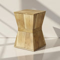 WyndenHall Gladstone Side Table Natural: Modern Mango Wood End Table, Scratch-Resistant, 50lb Capacity