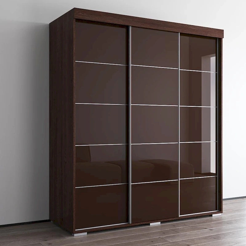 Armoire moderne brillante Copper Grove Parasol 71 pouces