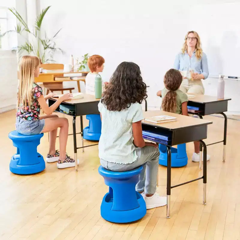 Tabouret oscillant Active Storage pour enfants – Hauteur d'assise de 38 cm