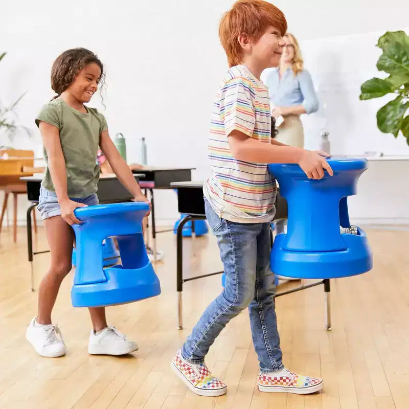 Tabouret oscillant Active Storage pour enfants – Hauteur d'assise de 38 cm
