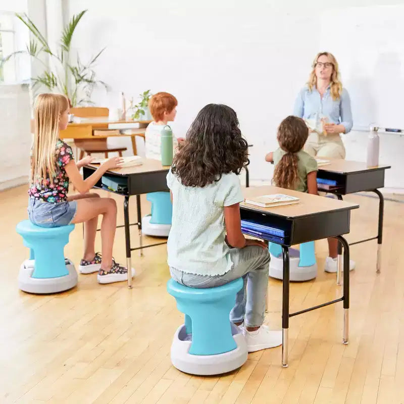 Tabouret oscillant Active Storage pour enfants – Hauteur d'assise de 38 cm