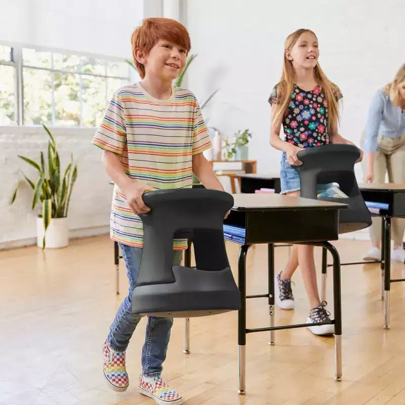 Tabouret oscillant Active Storage pour enfants – Hauteur d'assise de 38 cm