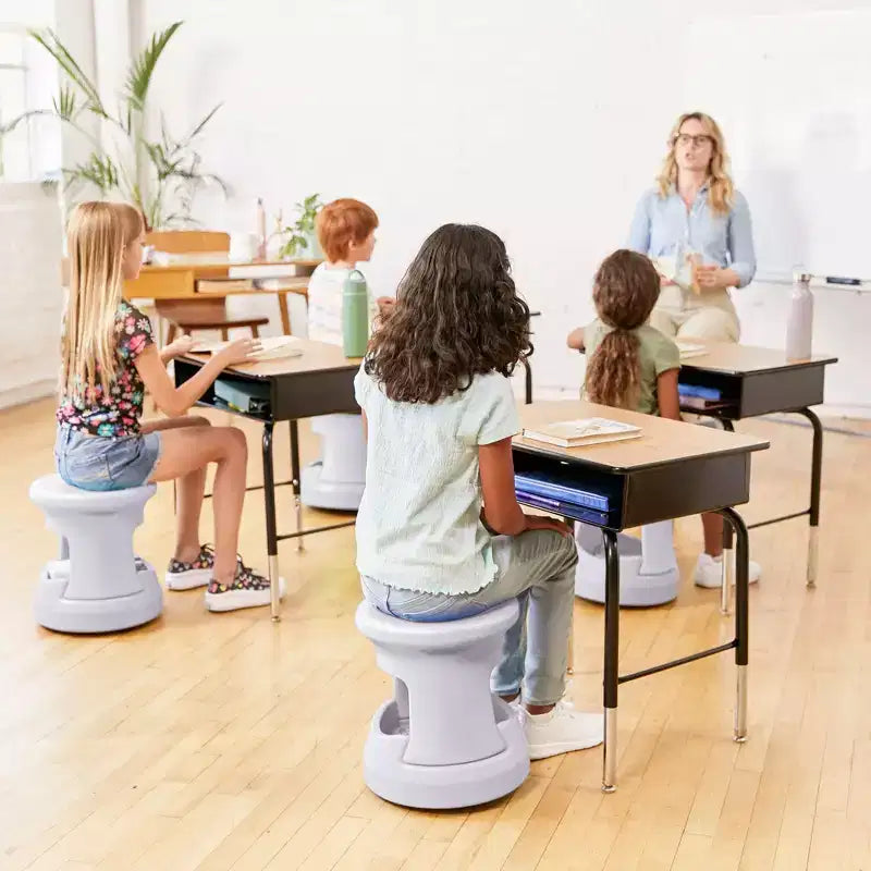 Tabouret oscillant Active Storage pour enfants – Hauteur d'assise de 38 cm