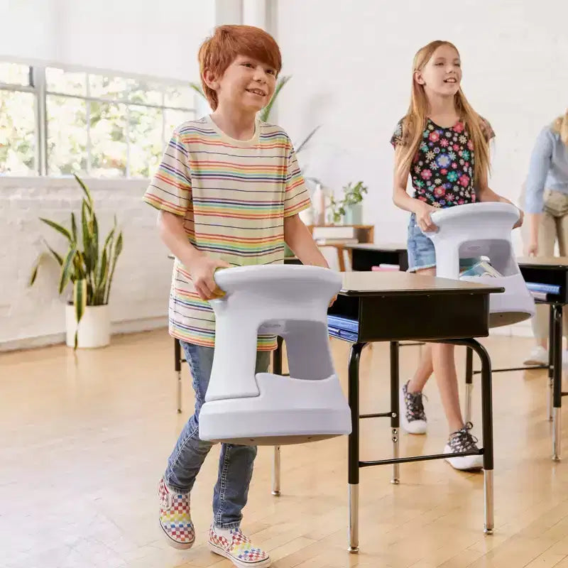 Tabouret oscillant Active Storage pour enfants – Hauteur d'assise de 38 cm