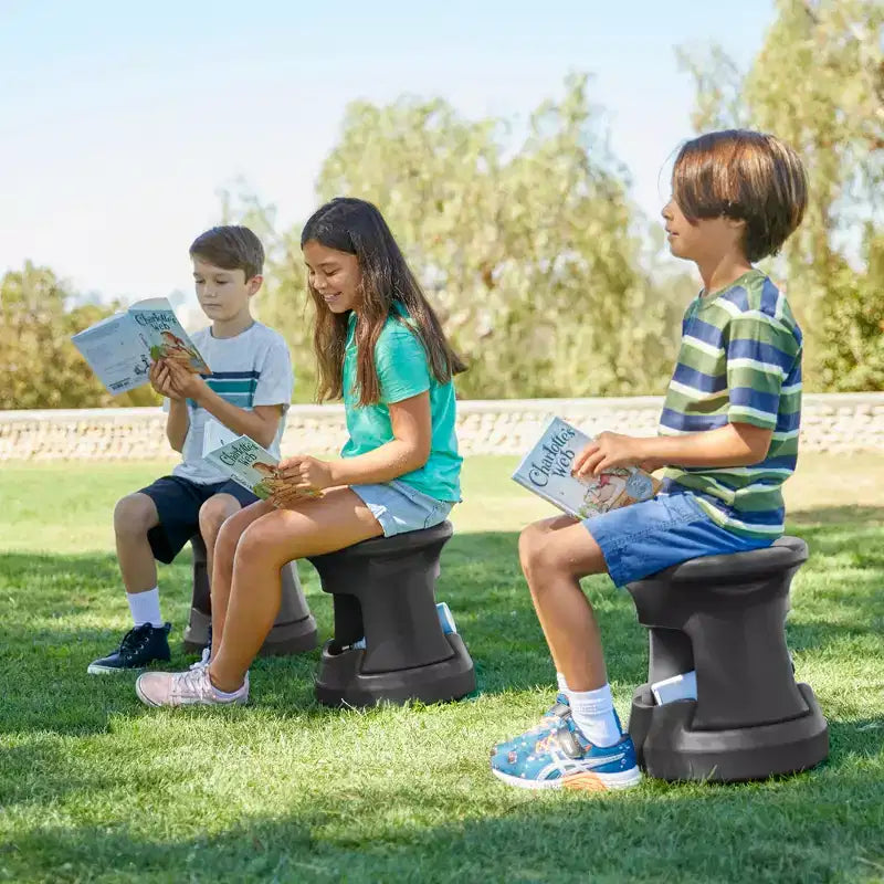 Tabouret oscillant Active Storage pour enfants – Hauteur d'assise de 38 cm